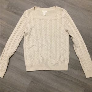 H&M cable sweater